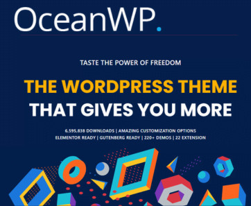 OceanWP Banner Ad