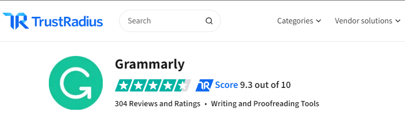 Trust Radius Rating