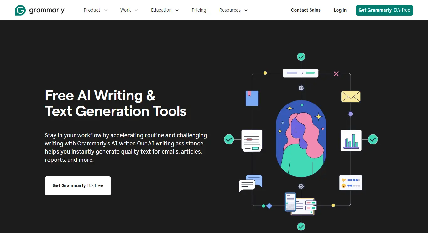 Grammarly AI Interface